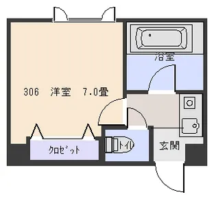 マドカ・ヴィレッジ保塚【3階】の間取り