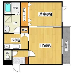 ジョージラピュタ【1階】の間取り