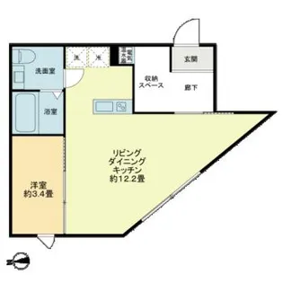 PREAS HONANCHO【1階】の間取り