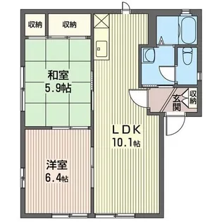 メゾン パークス 2【2階】の間取り