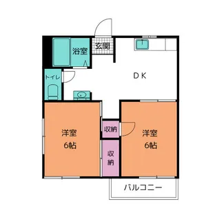 ホワイトハウス C【1階】の間取り