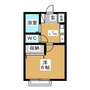 ヒルトップハイツ【2階】の間取り