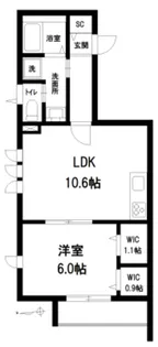 東京都板橋区大谷口1【マンション】の間取り
