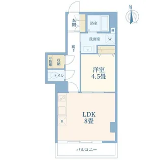 東京都港区西麻布4【マンション】の間取り