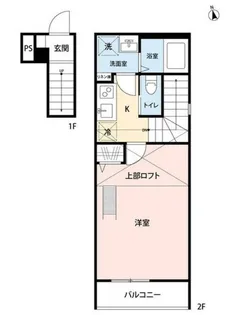 コートヤード砧【2階】の間取り