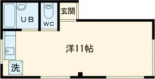 マキ高輪【1階】の間取り