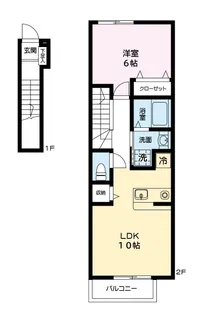 ネオ グレイス【2階】の間取り