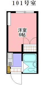 府中ハイツ【1階】の間取り