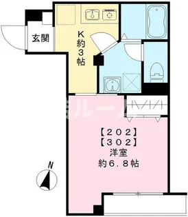 東京都練馬区中村北3【マンション】の間取り