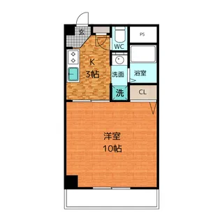 パラディーゾ大宮【2階】の間取り