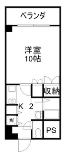 サルヴァトーレ曙(CK)【2階】の間取り