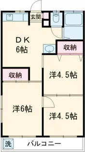 吉田第1マンション【1階】の間取り