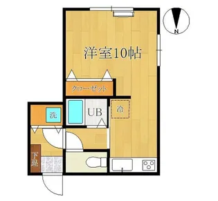 メゾン堀船【1階】の間取り