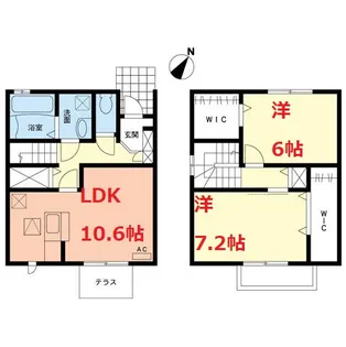 神奈川県足柄上郡開成町延沢【一戸建】の間取り