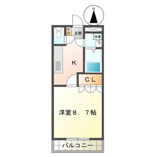 シオン【1階】の間取り