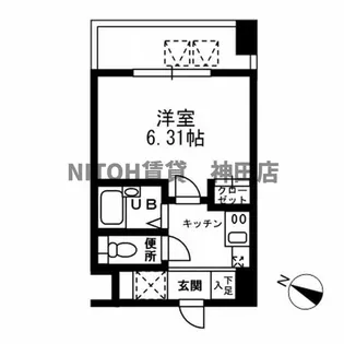 東京都中央区日本橋本町3【マンション】の間取り