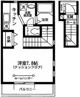 ミニョンA&K【2階】の間取り