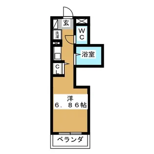 esperance【4階】の間取り