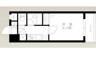 パレステュディオ渋谷WEST【10階】の間取り