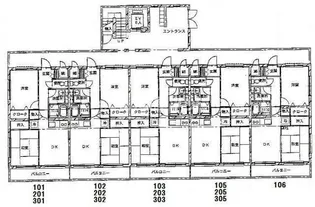 タカイチマンション【2階】の間取り