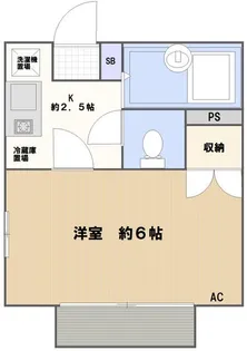 Bフラット【1階】の間取り