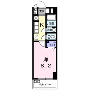 広島県広島市西区上天満町【マンション】の間取り