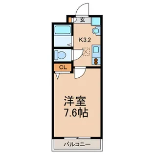 ハローパル南八幡【3階】の間取り