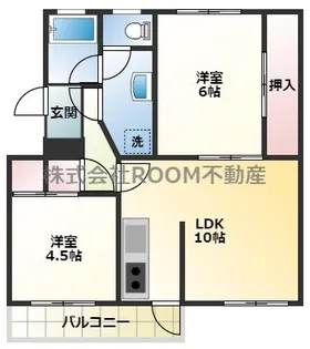 メゾン花繰【1階】の間取り