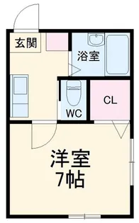 アメニティ大巌寺【1階】の間取り