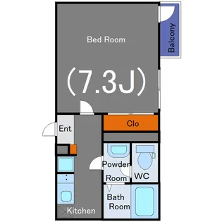 メゾン フォーレスト【2階】の間取り