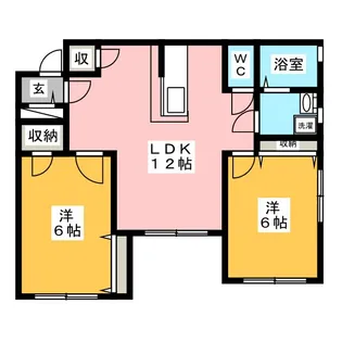 リトルランド【1階】の間取り