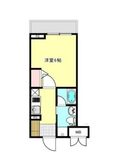 メインステージ錦糸町II【6階】の間取り