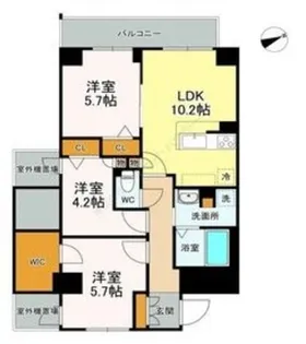 LASA大崎V【2階】の間取り