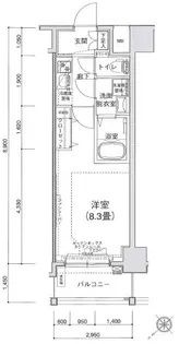 東京都墨田区東向島6【マンション】の間取り