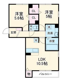 オンブラージュ・マロニエ【2階】の間取り