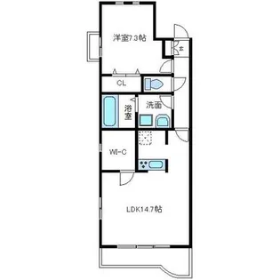 東京都八王子市西片倉1【マンション】の間取り