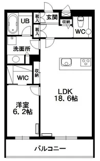ヒルズレジデンシャルS12【3階】の間取り