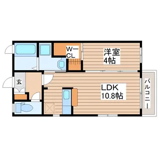 ヴィラ アモーレ【2階】の間取り