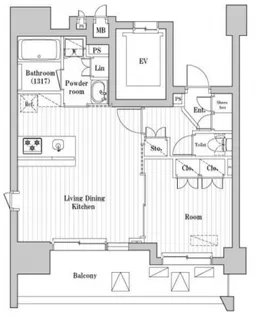 アークマーク大森町アジールコート【13階】の間取り