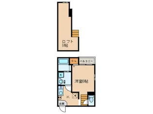 ハーモニーテラス靖国町II【1階】の間取り
