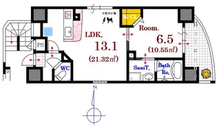 BAUHAUS tenma No.20【2階】の間取り