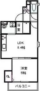 クリエオーレ茨田大宮III【2階】の間取り