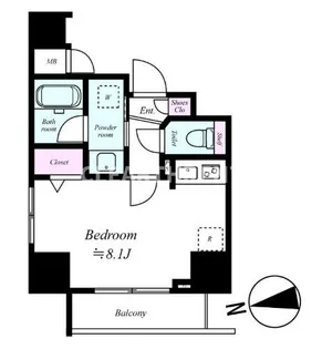 ドルチェ中野壱番館【7階】の間取り