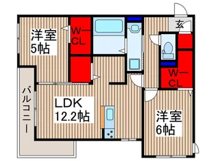 仮)グラシューズ【3階】の間取り