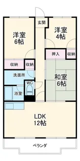 カルカソンヌ【1階】の間取り