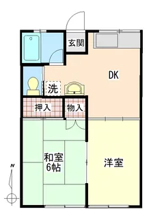 ミヨシコーポ【1階】の間取り