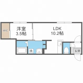 DPレジデンス山鼻【1階】の間取り