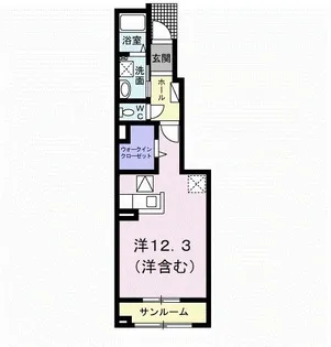 アルドーレ【1階】の間取り