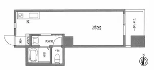 ワコー第9梅田マンション【4階】の間取り