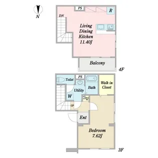 クリオ ラモード目黒本町【3階】の間取り